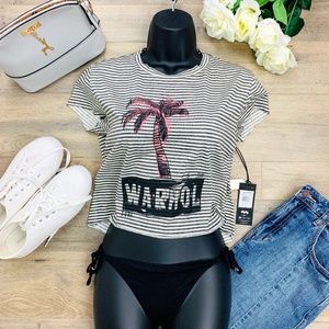 Billabong "Warhol" Series Copped S/S Tee - Size XS